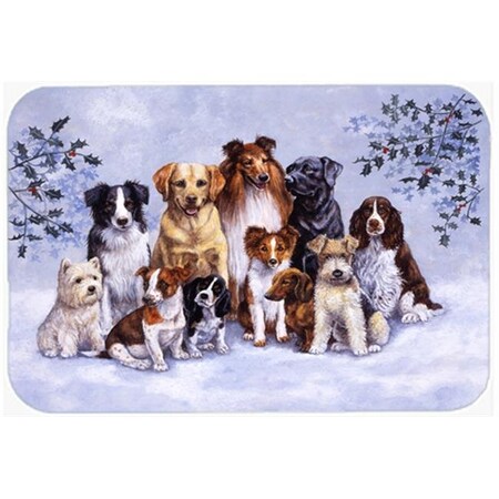 Carolines Treasures Carolines Treasures BDBA316AMP Winter Dogs Mouse Pad; Hot Pad or Trivet BDBA316AMP